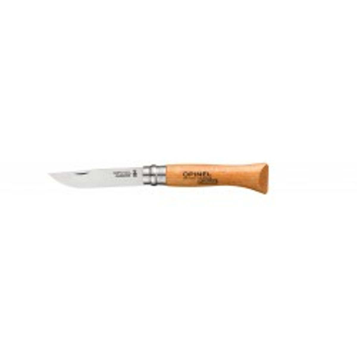 Opinel NÃ °6 carbon steel 7,0 cm. bøg