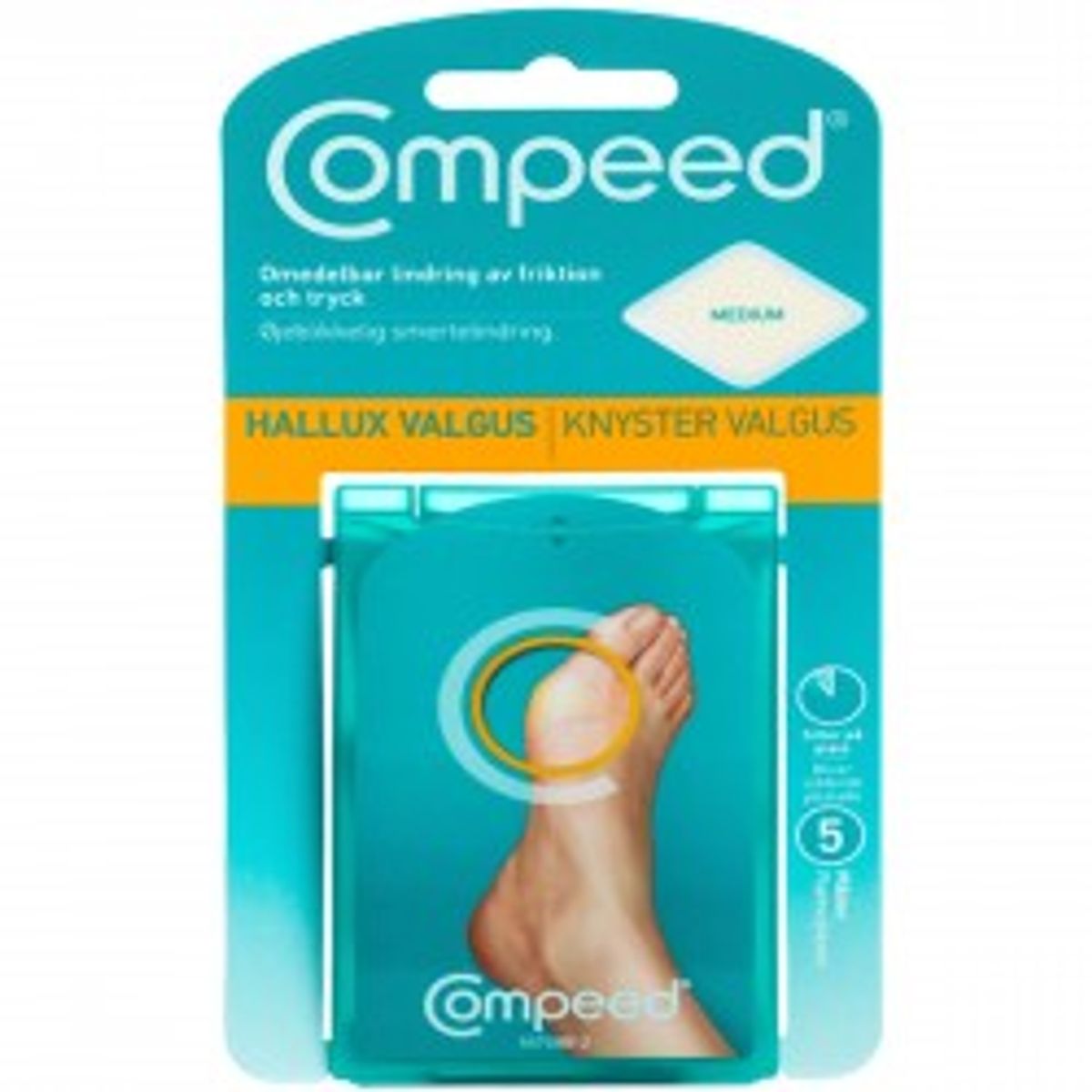 COMPEED Knyste Plaster 5 stk(kolli12) - Plaster