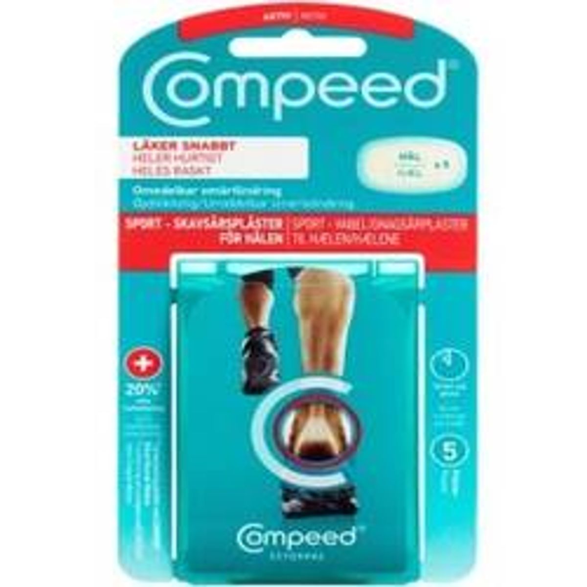 COMPEED Vabel Sport Active 5 stk - Førstehjælpsudstyr