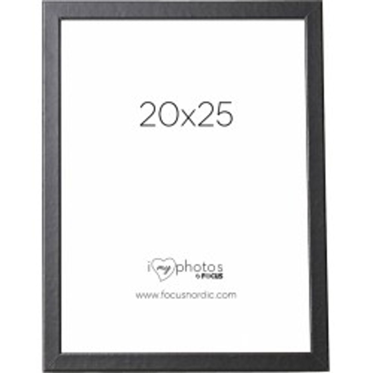 Focus Pop Black 20x25 - Ramme