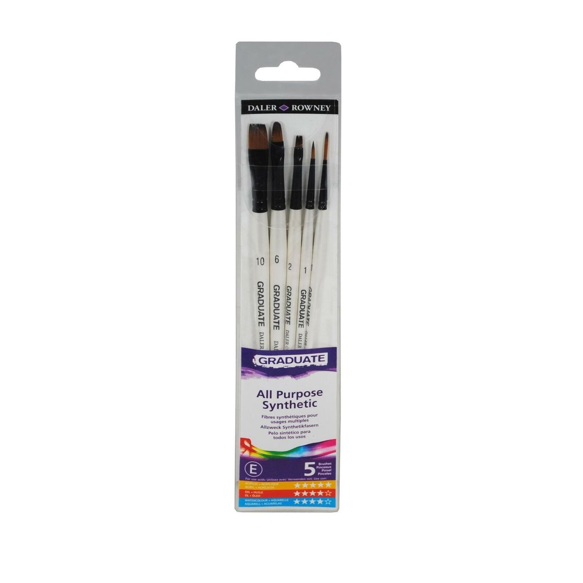 Pensel Graduate Synthetic Classic 5-pack