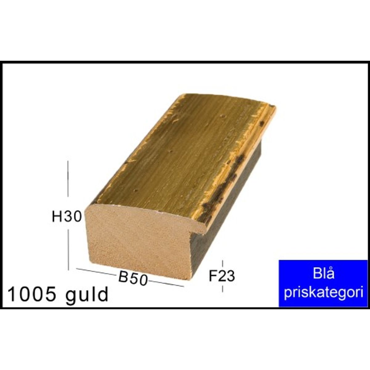 Fotoramme Nr. 1005 Antik Guld-50x60