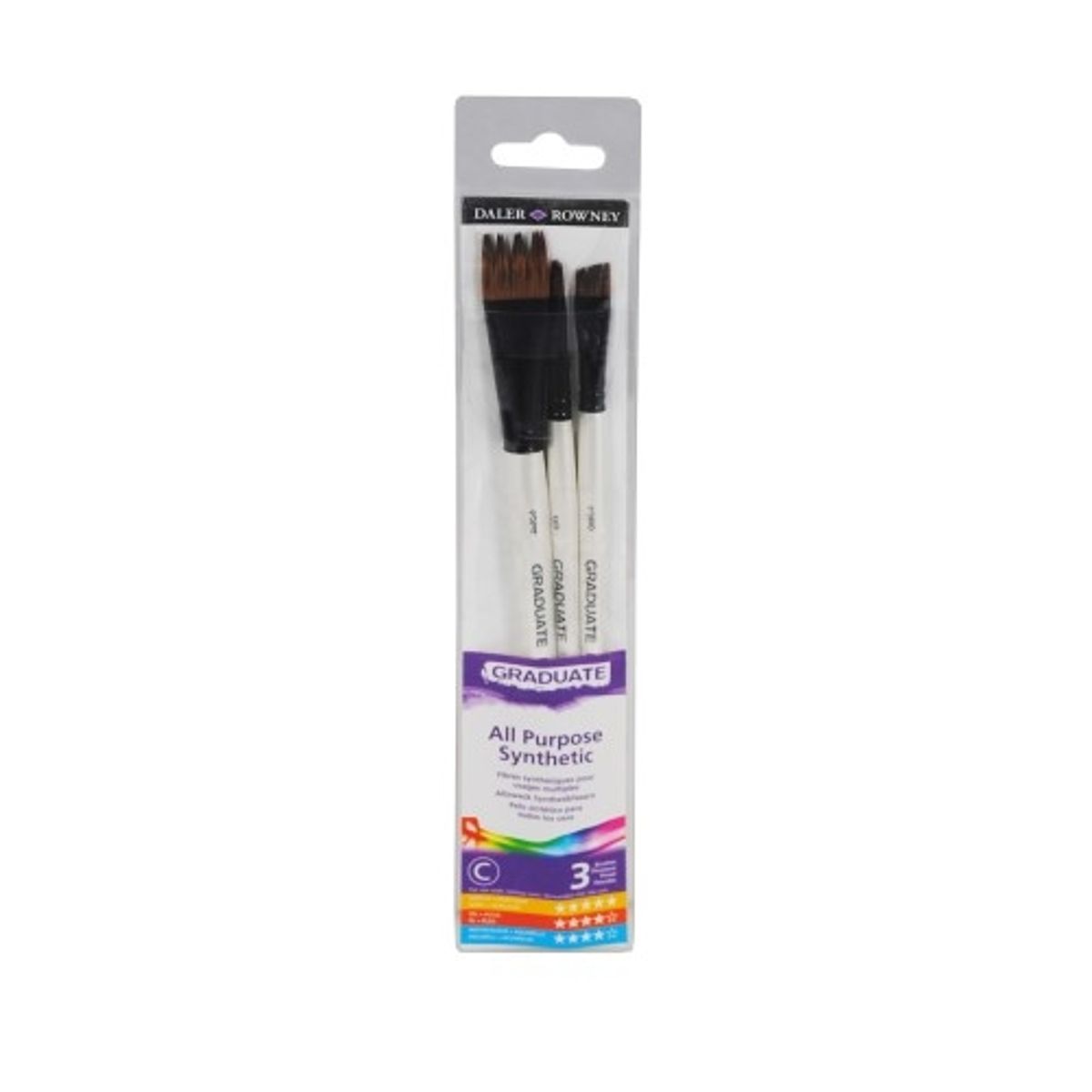 Pensel Graduate Synthetic 3-pack