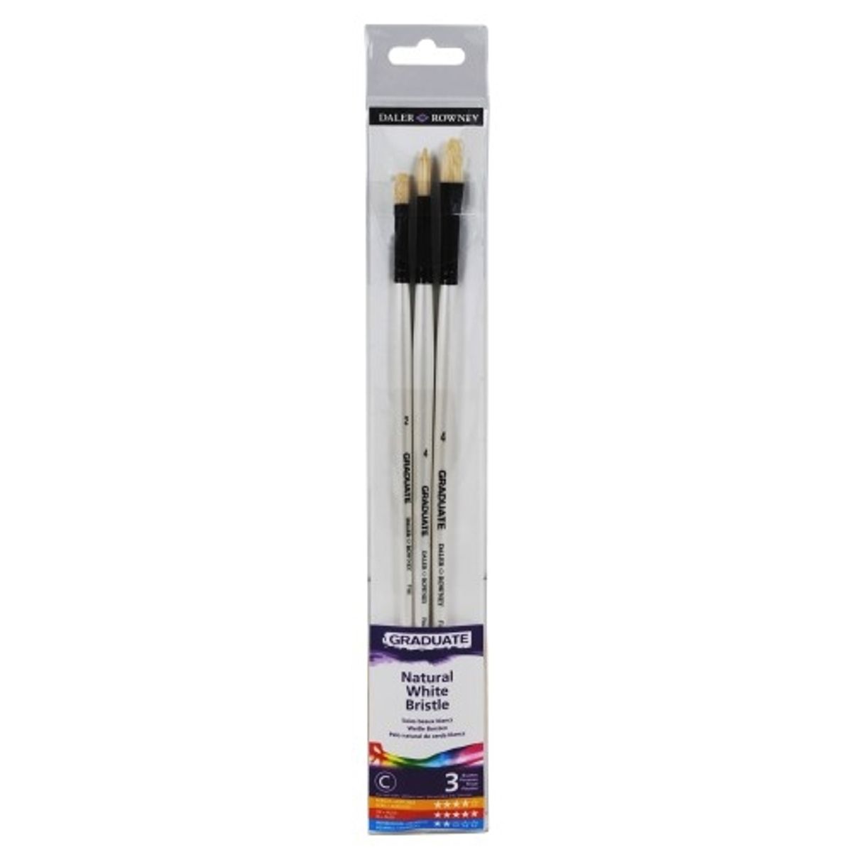 Pensel Graduate Bristle 3-pack