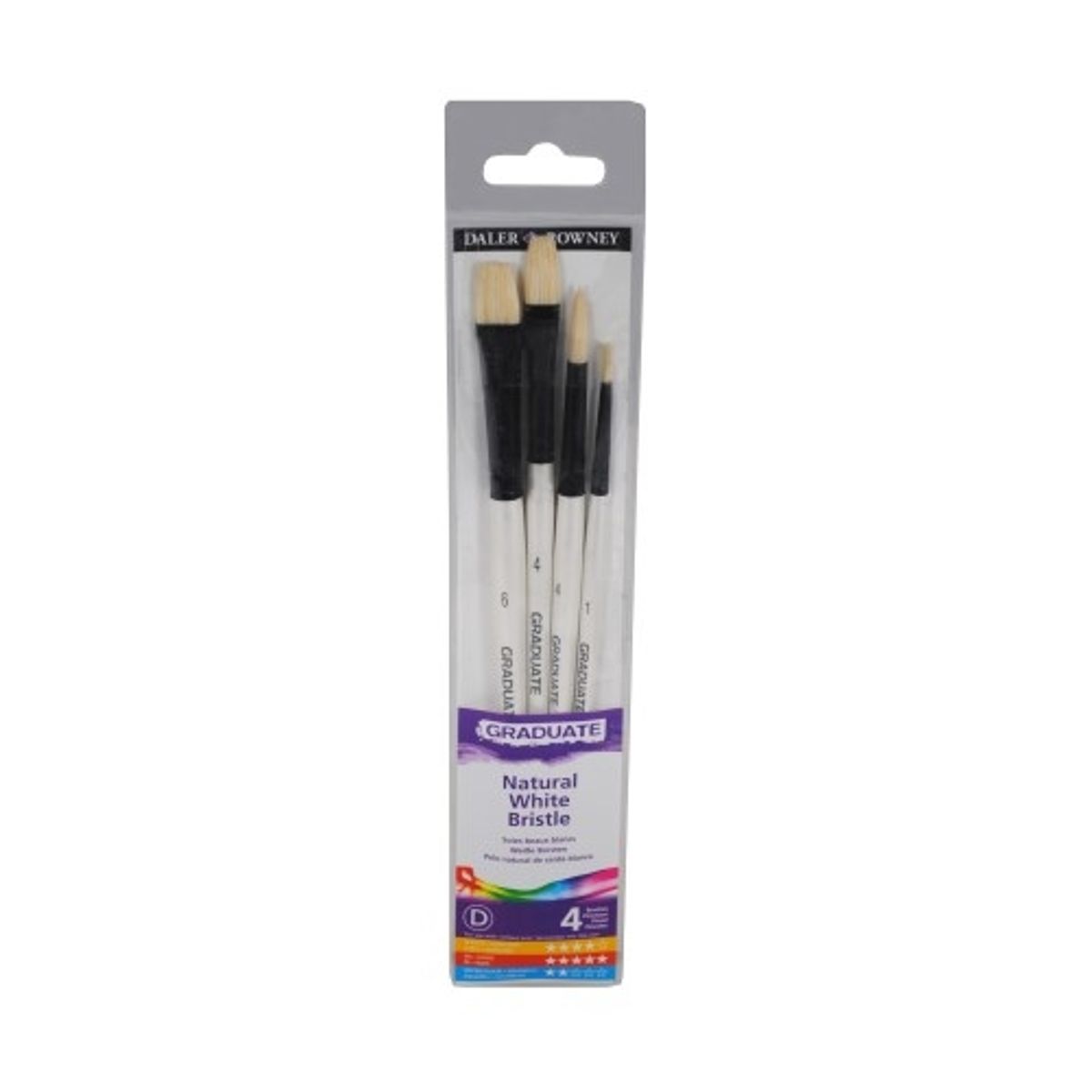 Pensel Graduate Bristle 4-pack