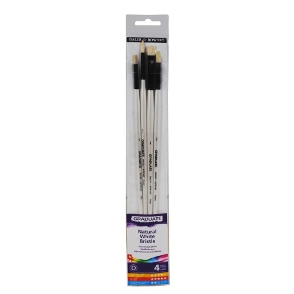 Pensel Graduate Bristle 4-pack