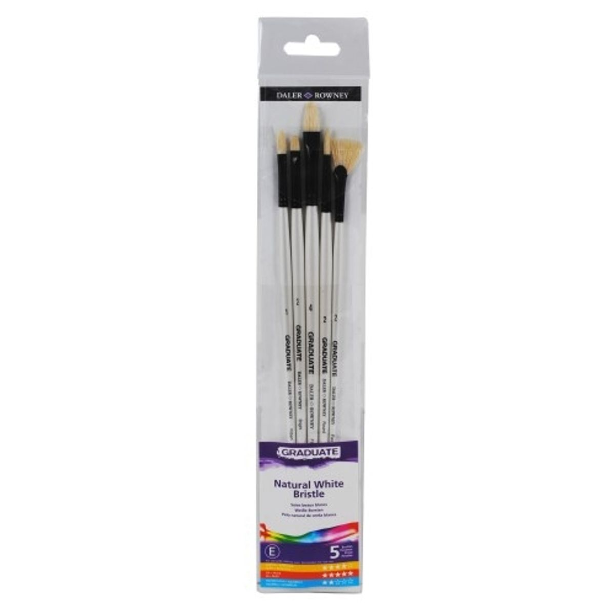 Pensel Graduate Bristle 5-pack