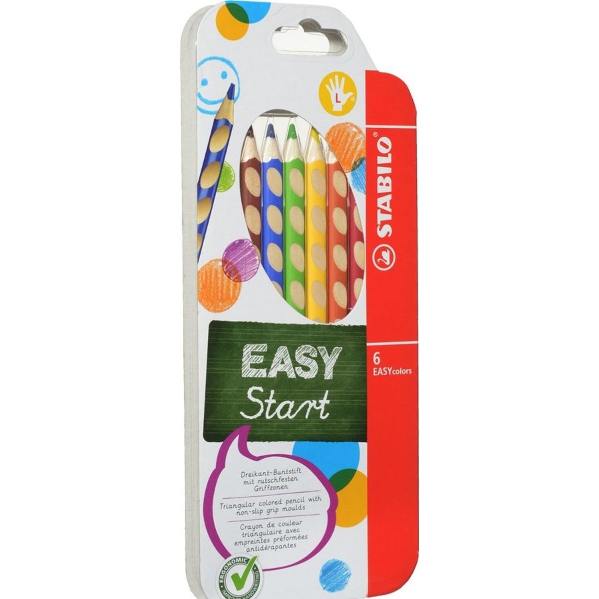 Stabilo Easy Start 6 stk/pk ( L )