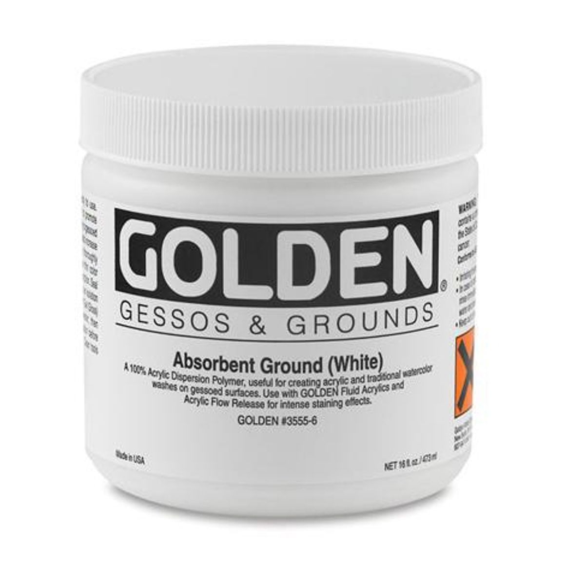 Golden 236 ml.3555 Absorbent Ground (White)