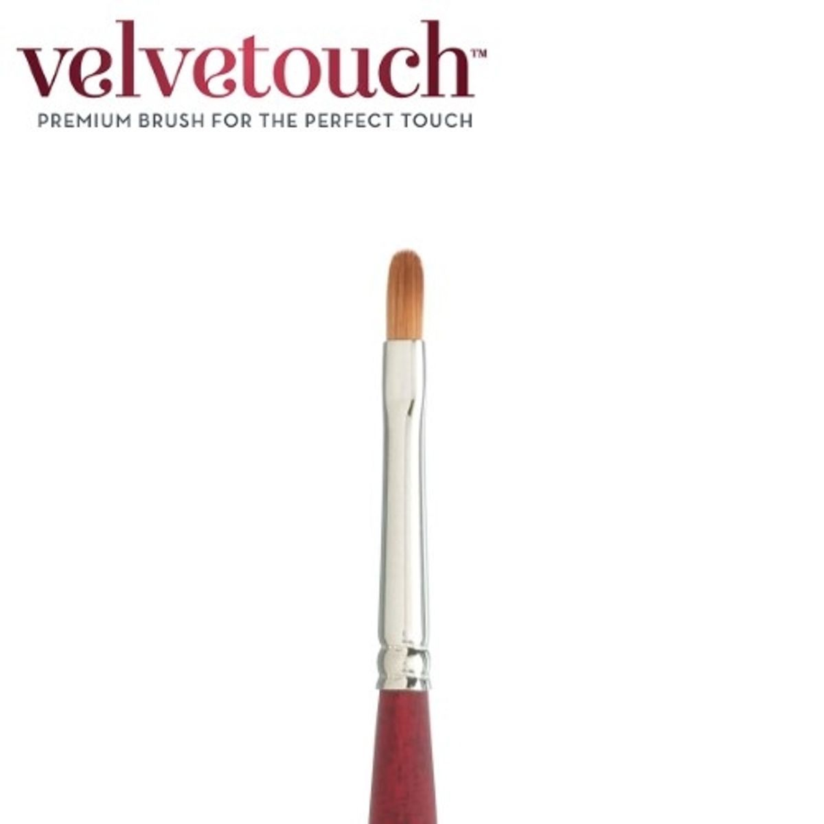 Princeton Velvetouch Synthetic Short Handle Mini Filbert Size 0 PG1