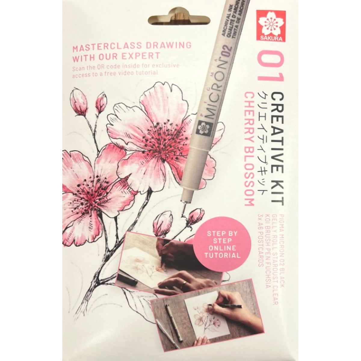 Masterclass Drawing - Creavtive Kit - Cherry Blossom