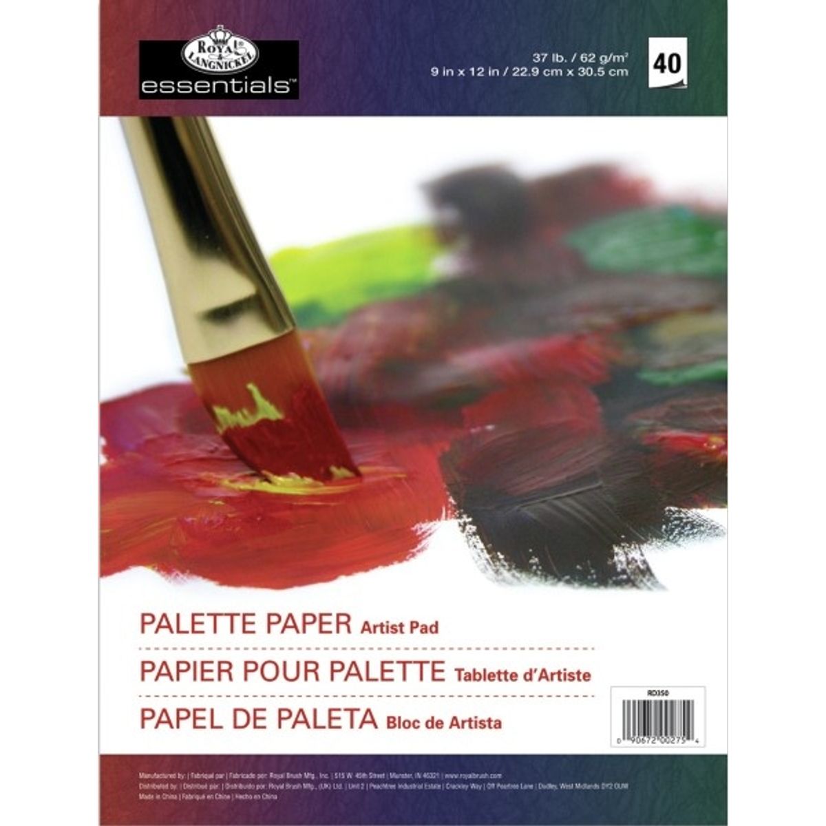 PAPIRPALETTE 22,9X30,5CM 40 ARK