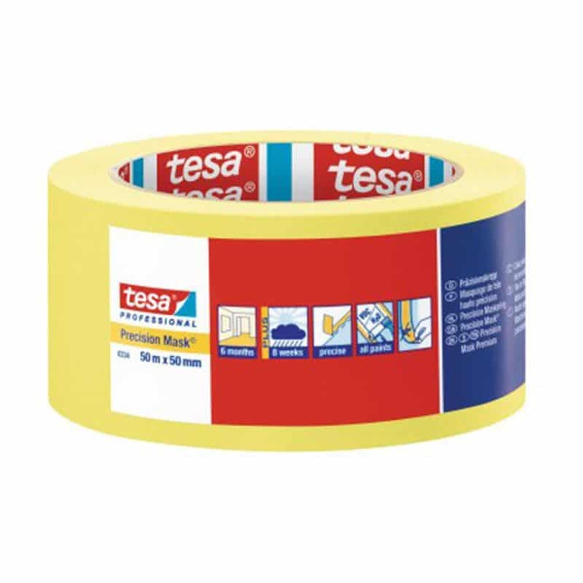 Tesa Professional Precision Mask Tape 50 Meter x 50mm