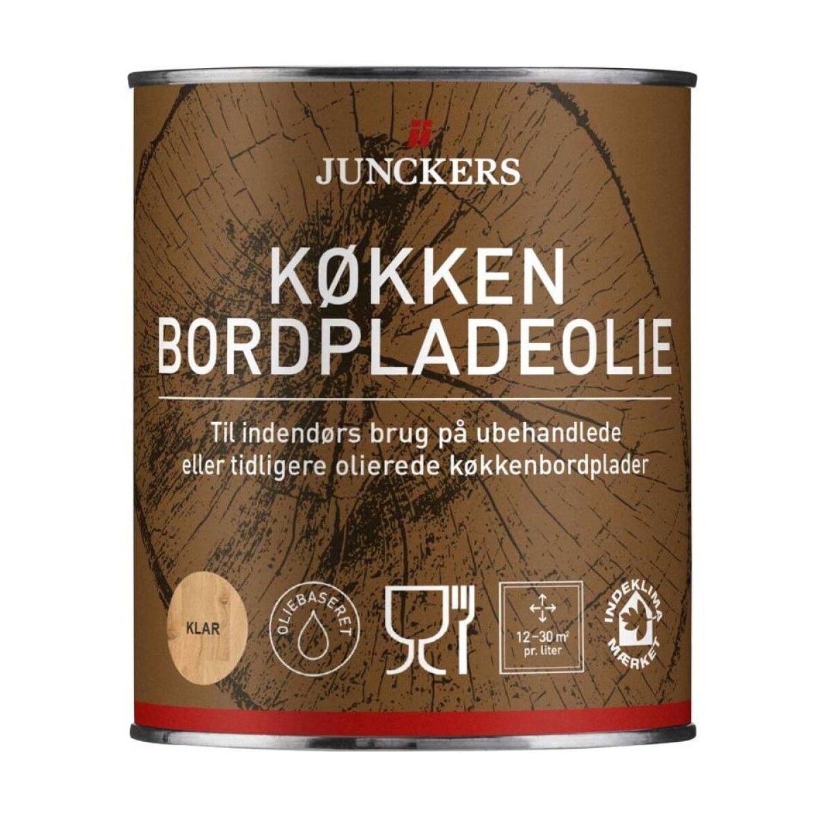 Junckers Køkken Bordpladeolie Klar 3/4 Liter