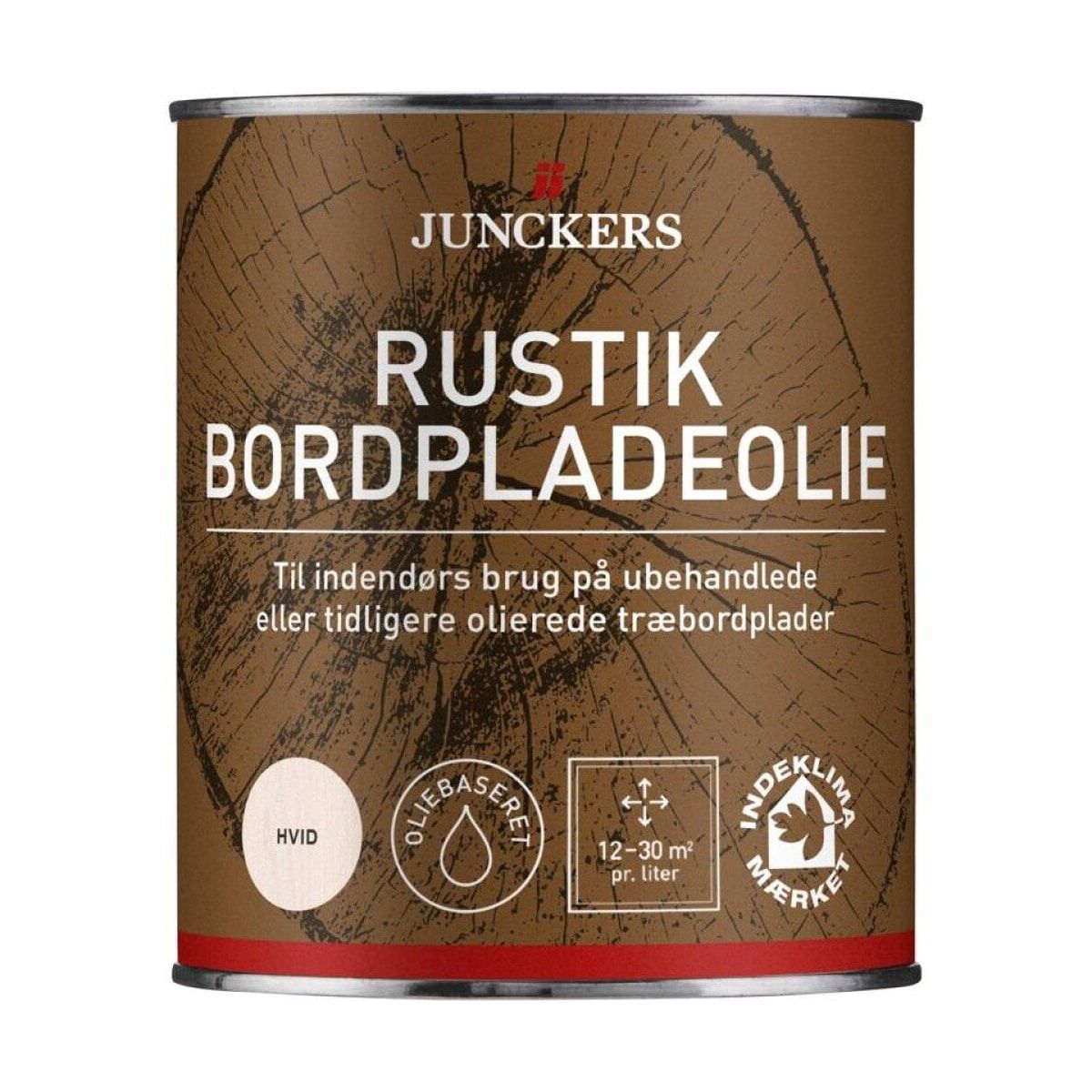 Junckers Rustik Bordpladeolie Hvid 3/4 Liter