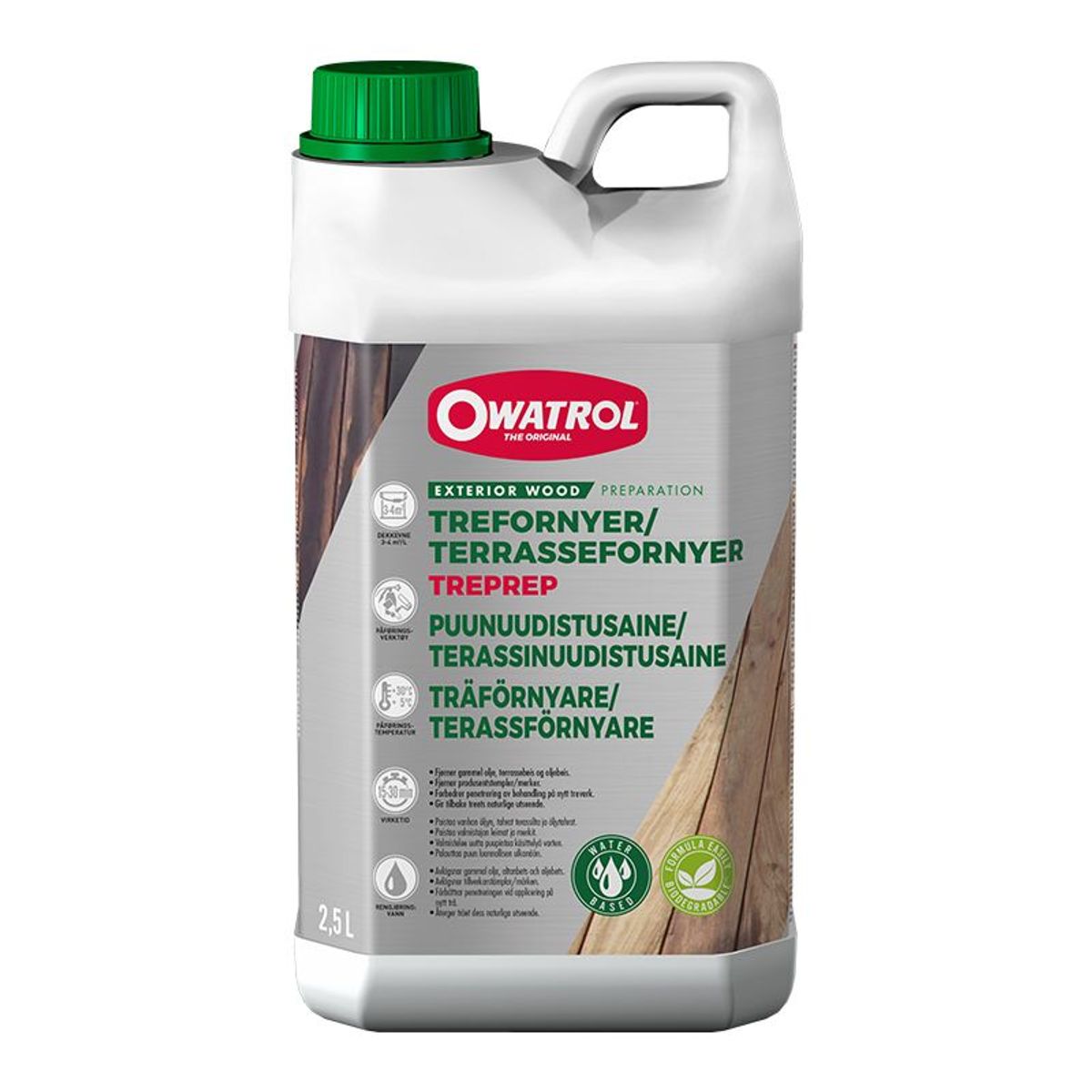 Owatrol Træprep Træ og Terrassefornyer 2,5 Liter