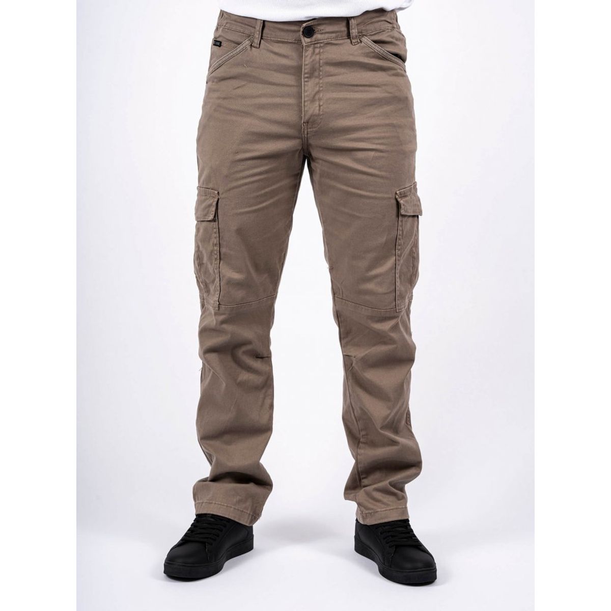 Marcus - Jeremy Cargo med stretch i sand - Herre - 2XL