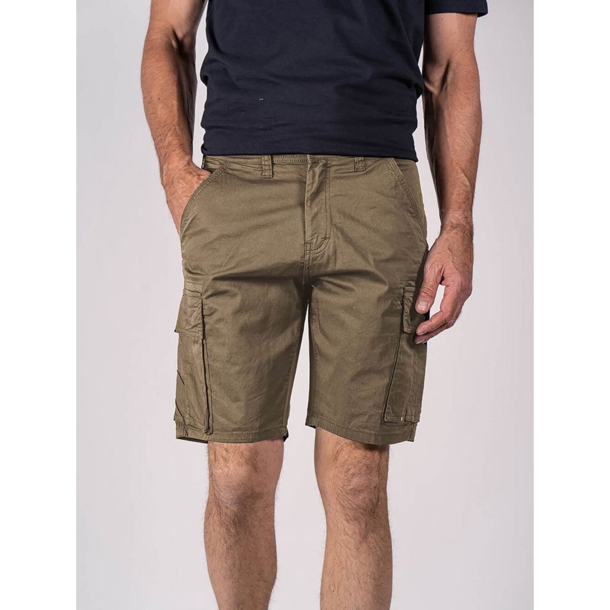 Pre End - Lanton cargo shorts i army coffeebrown - Herre - 36