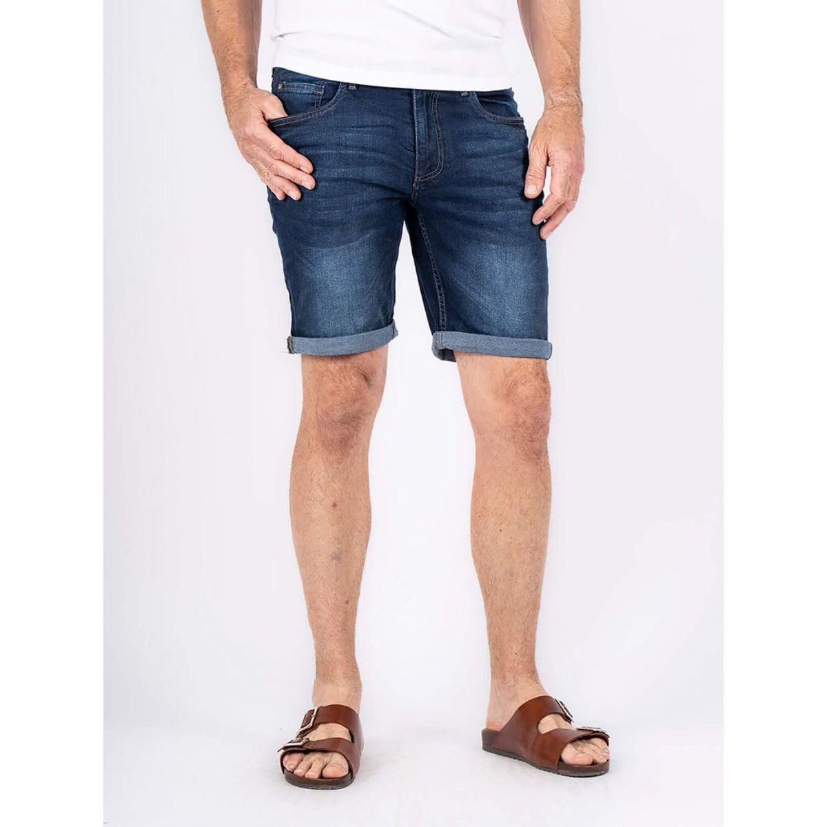 Pre End - Indie denim shorts i blå - Herre - 36