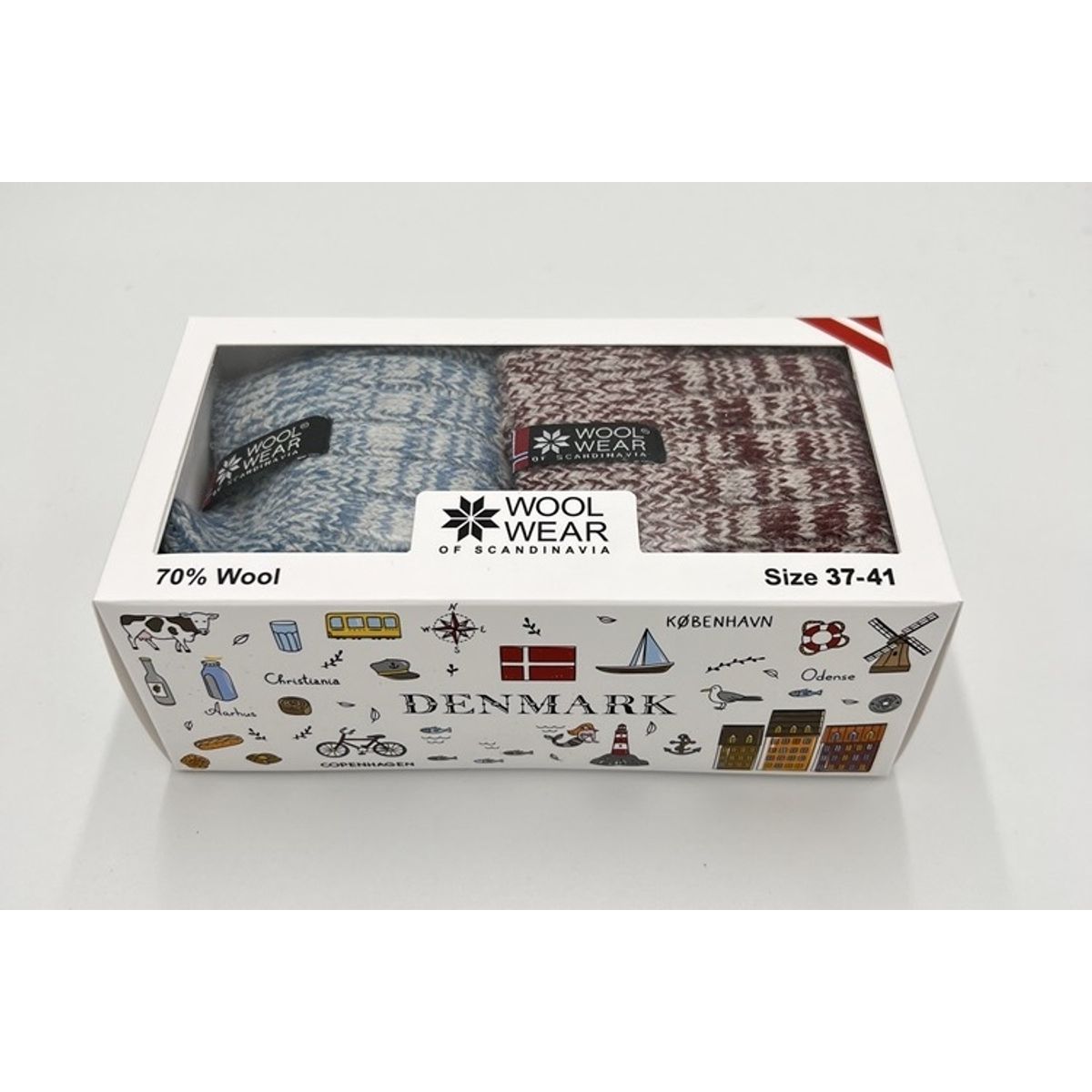 Wool Of Scandinavia Ragsokker 2-pak Giftbox