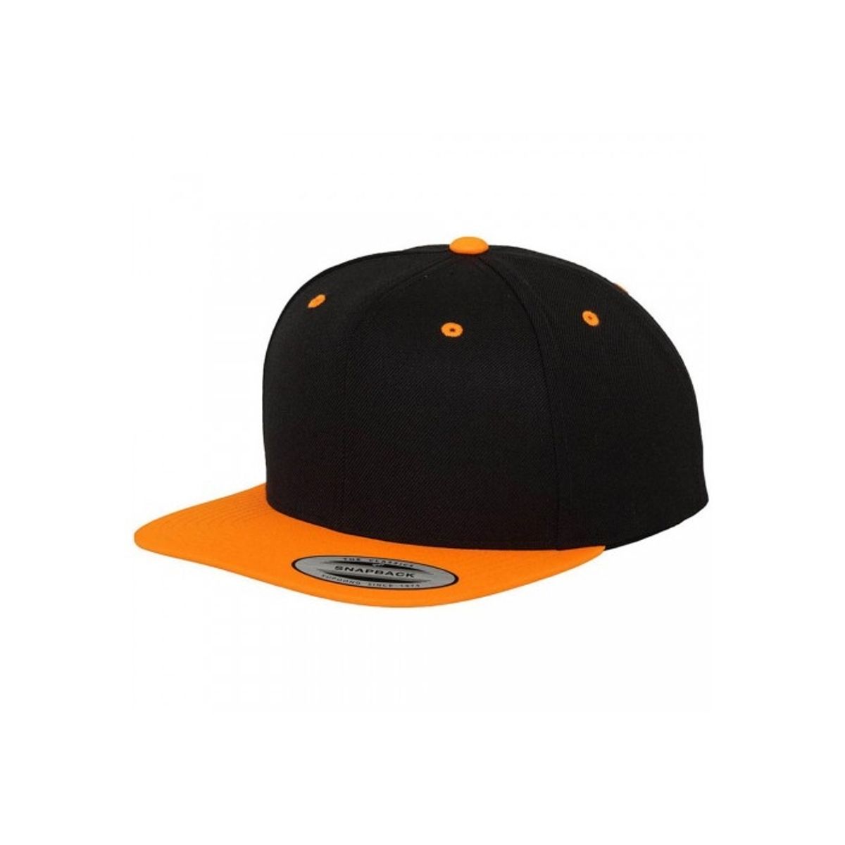 Flexfit Snapback Black Orange