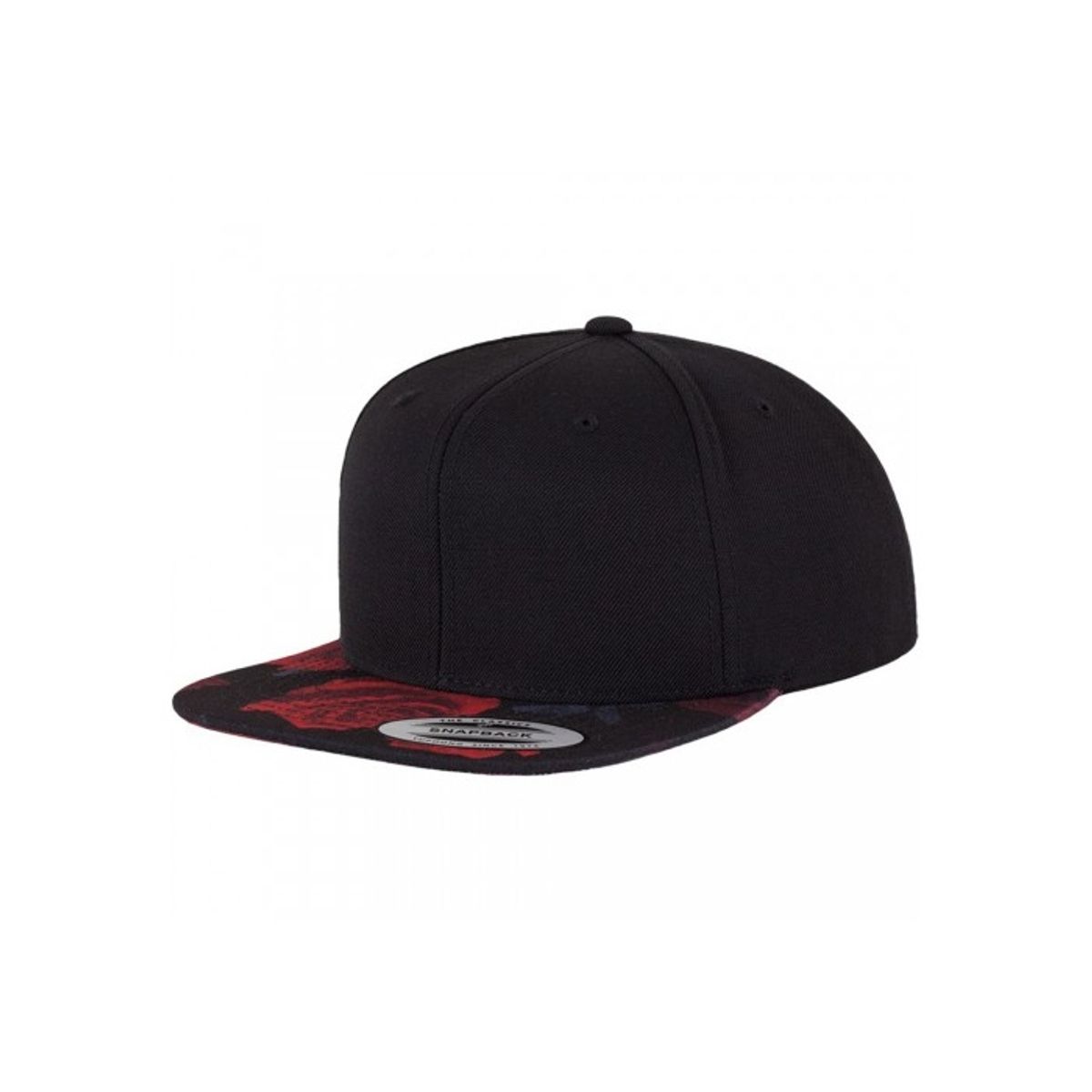 Flexfit Snapback Black Red Rose