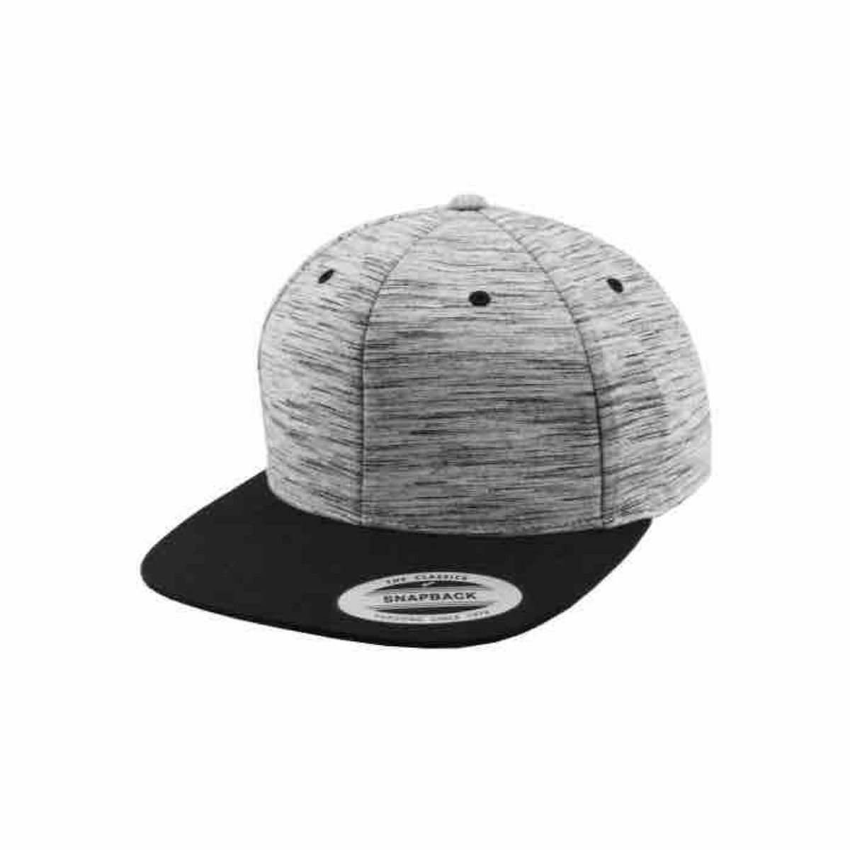 Flexfit Snapback Grey Melange / Black