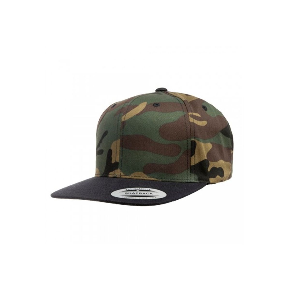 Flexfit Snapback Green Camo Black