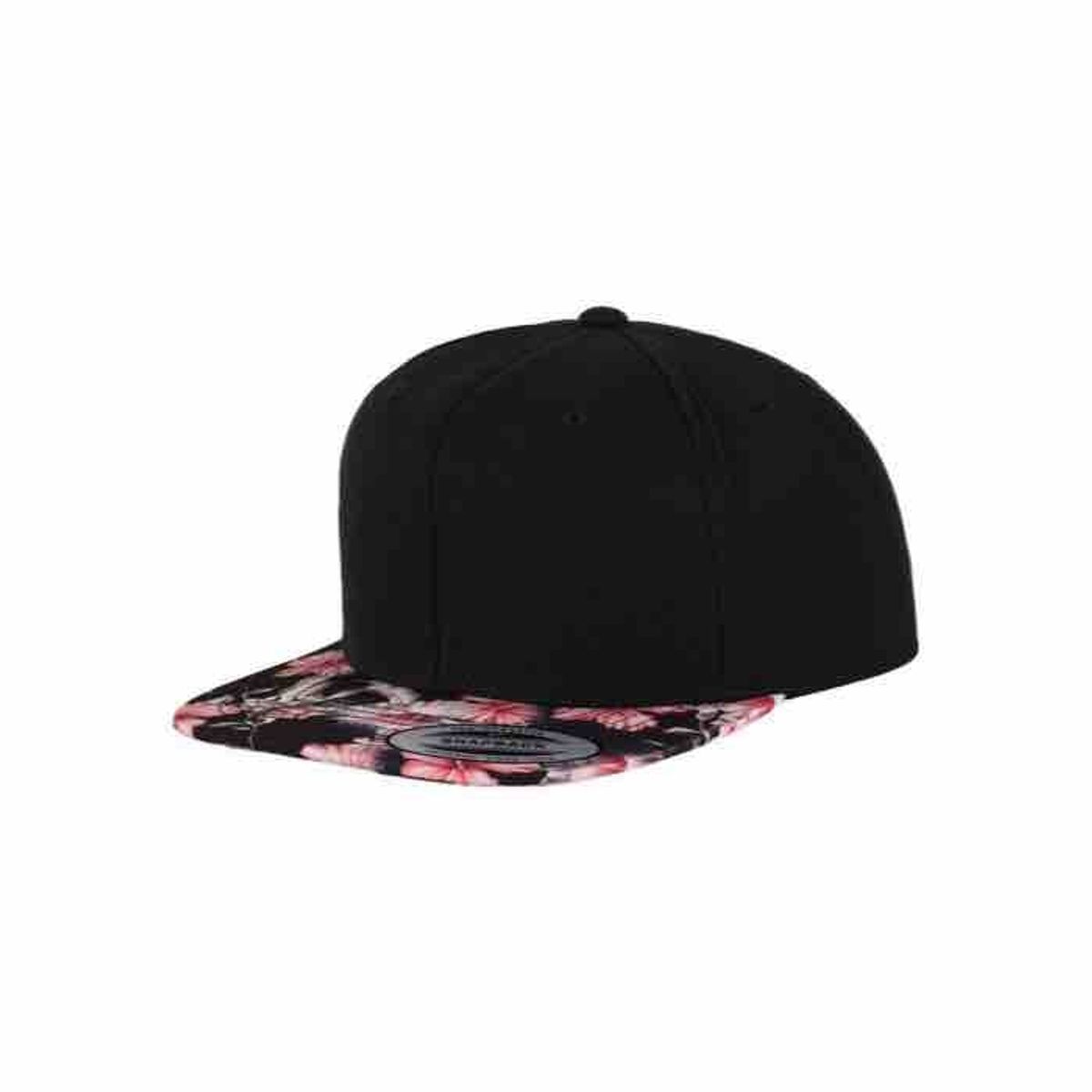 Flexfit Snapback Black Red Floral