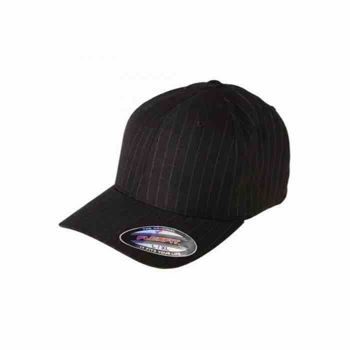 Flexfit Cap Black Pinstripe_Large/x-large