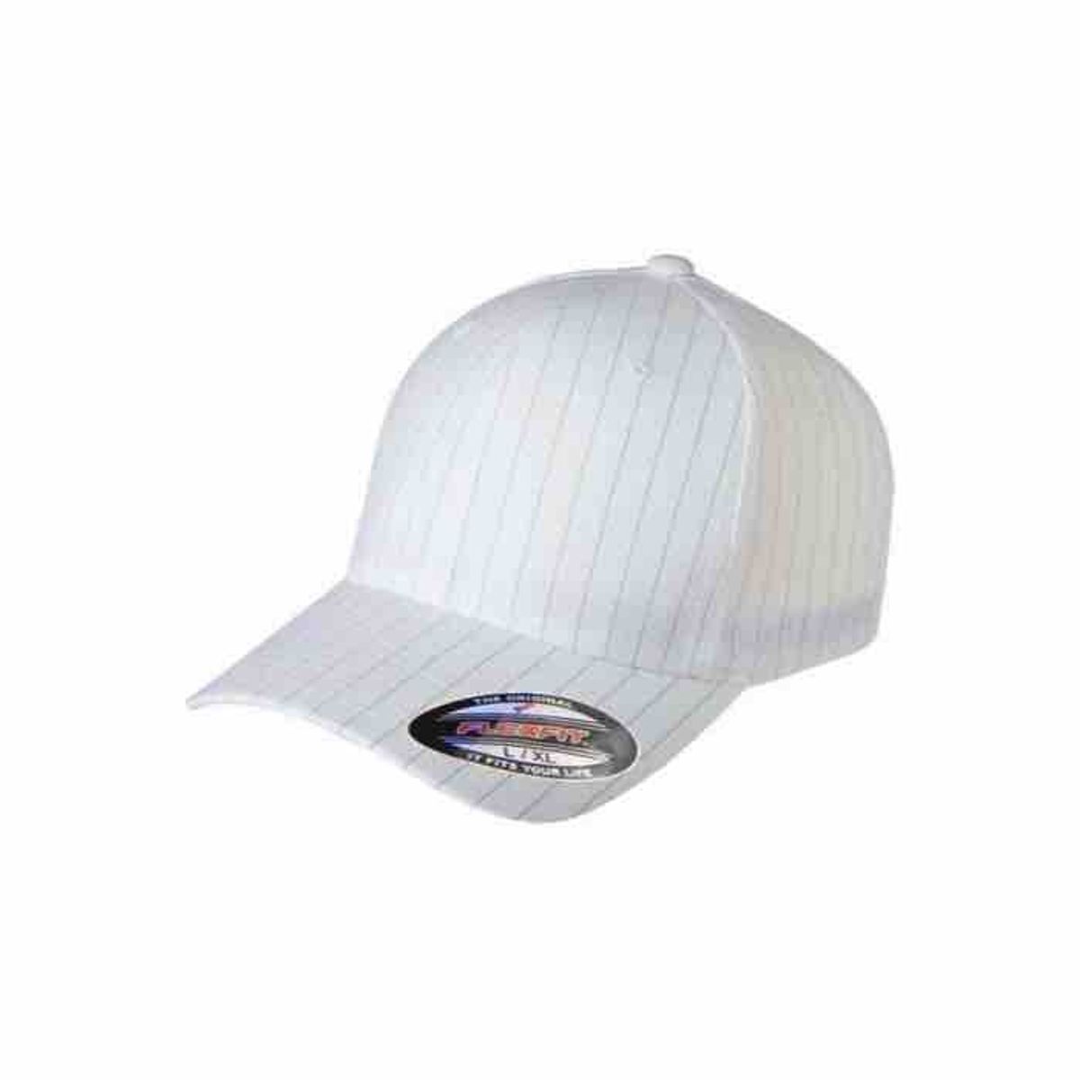 Flexfit Cap White Pinstripe_Small/medium