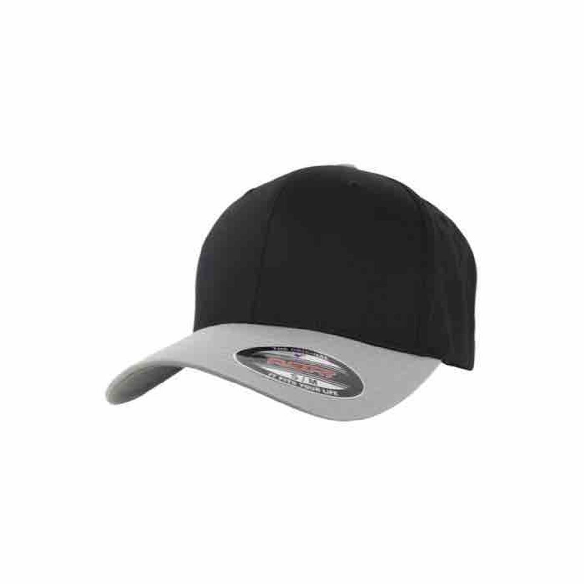 Flexfit Cap 6277 Black/silver_Small/medium