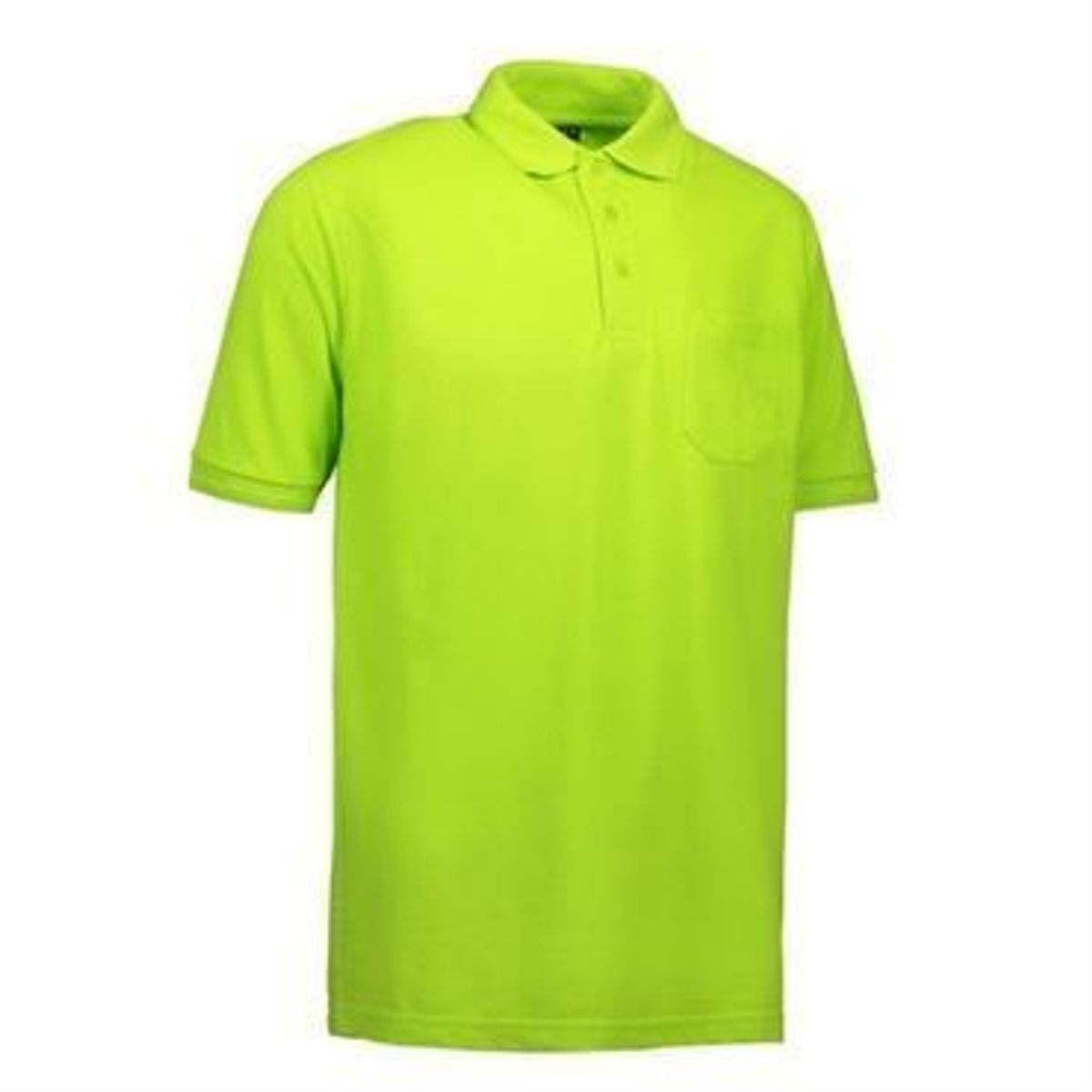 Id Pro Wear Polo Med Brystlomme 0320 Lime