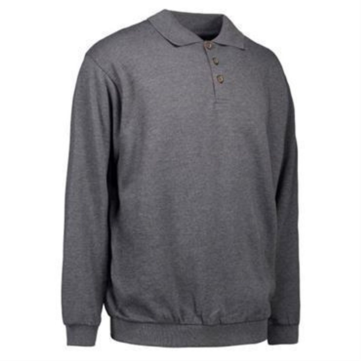 Id Polosweatshirt 0601 Rød-medium