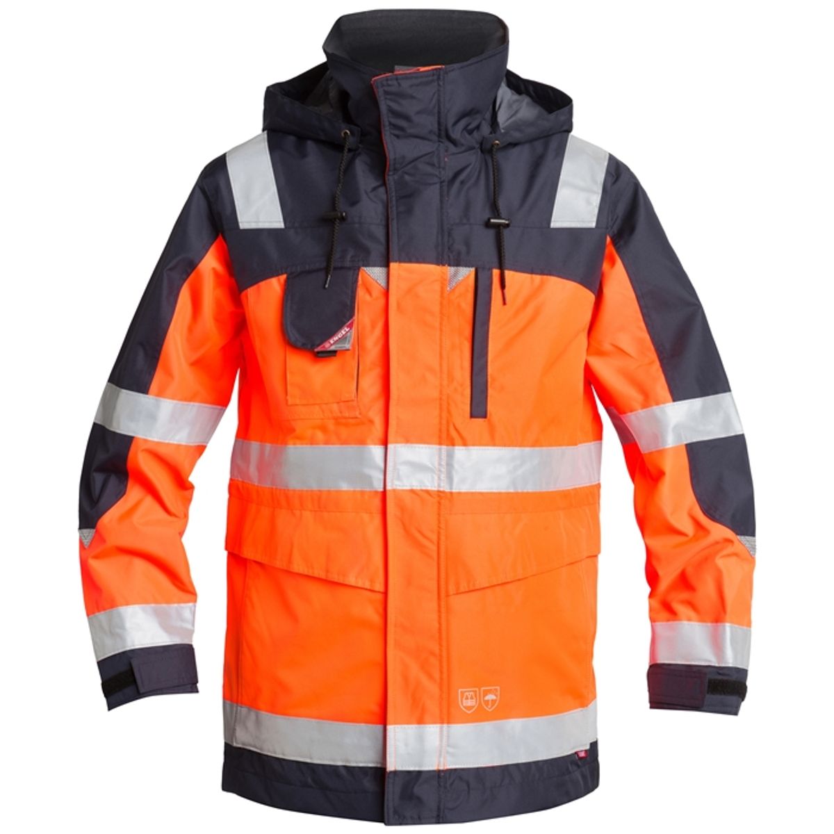 Fe-engel En 20471 Parka Skaljakke - Orange/marine-m