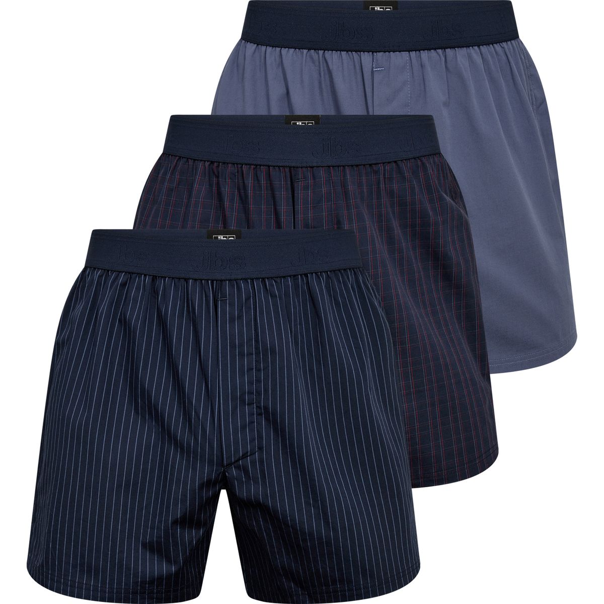 Jbs 3-pack Løse Boxershorts Økologisk Bomuld-medium