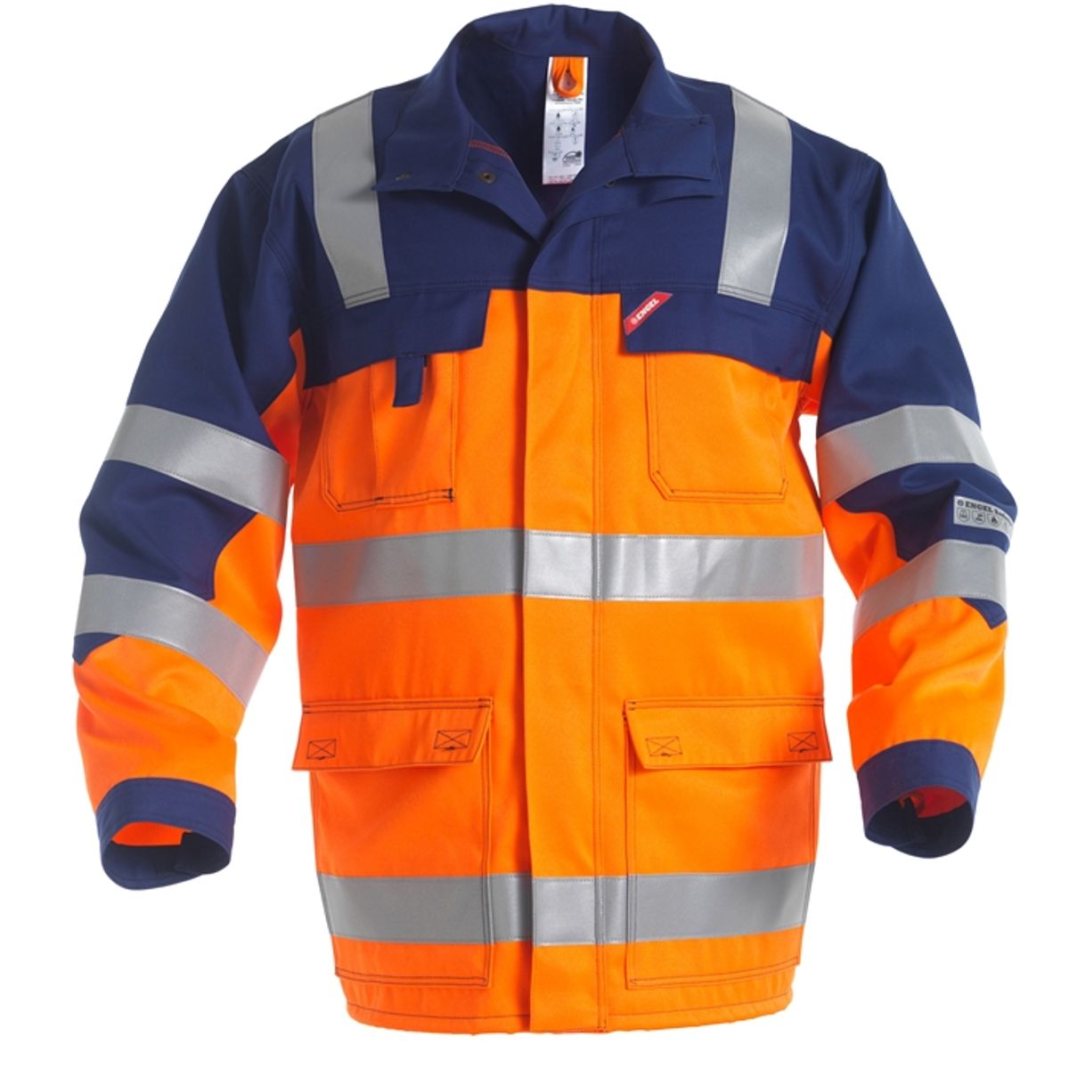 Fe-engel Safety+ Jakke En 20471 - Orange/marine-3xl