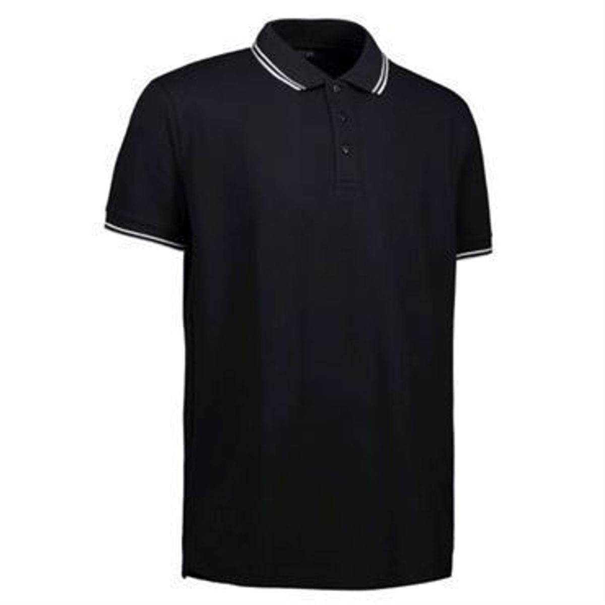 Id Stretch Polo 0522 Sort