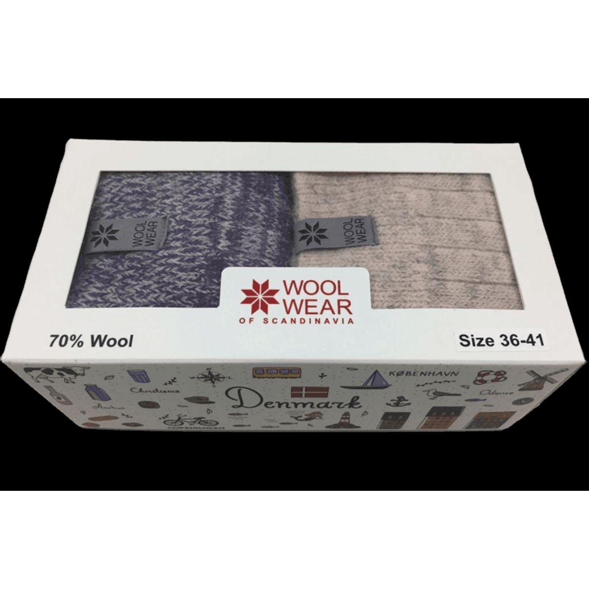 Wool Of Scandinavia Ragsokker 2-pak Giftbox_One Size