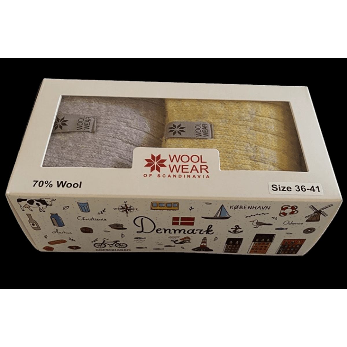 Wool Of Scandinavia Ragsokker 2-pak Giftbox_One Size