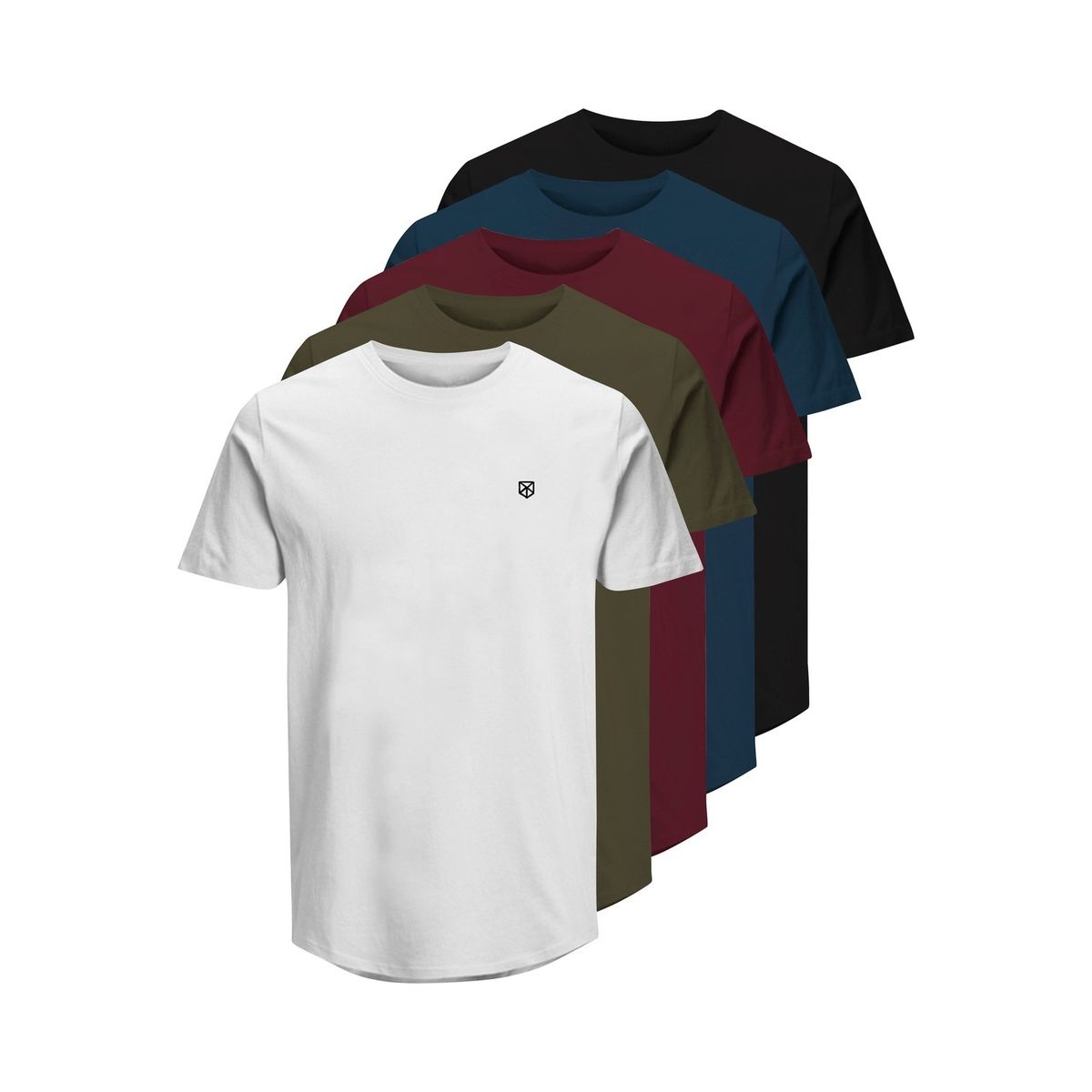 Jack & Jones 5-pack T-shirt-x-large