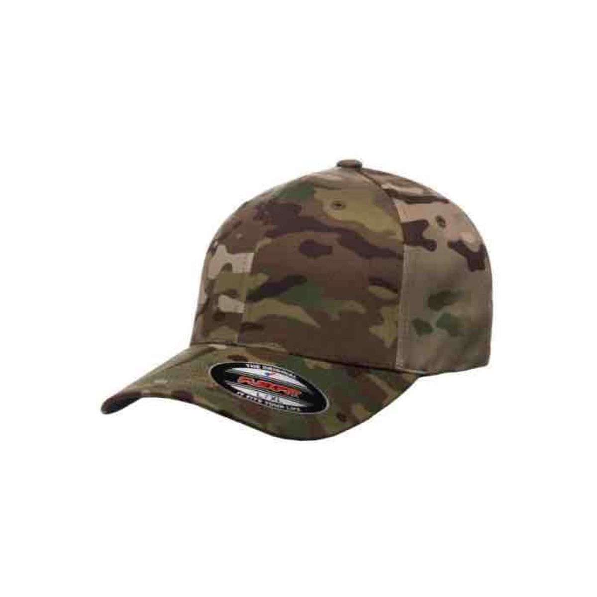 Flexfit Cap Camo Grøn_Small/medium