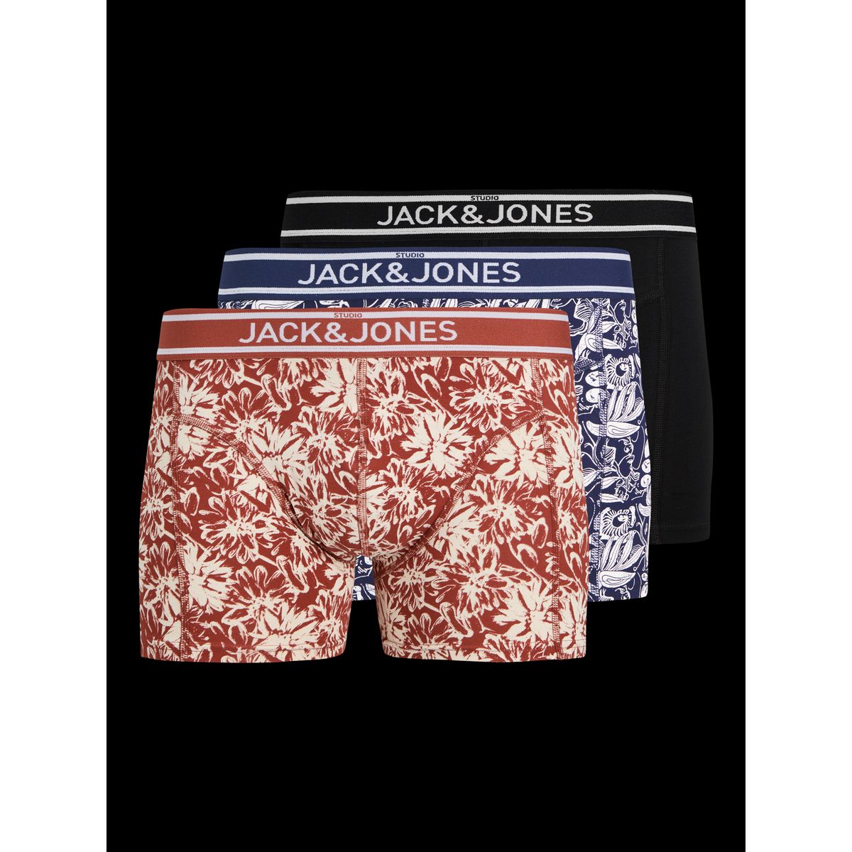 Jack & Jones 3-pack Trunks-large