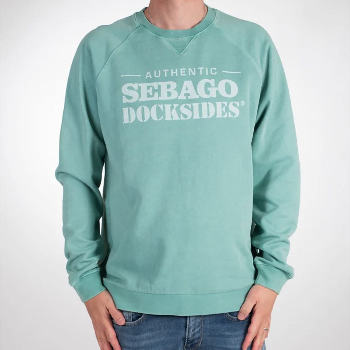 Sebago Outwashed Crew Sweatshirt_X-large