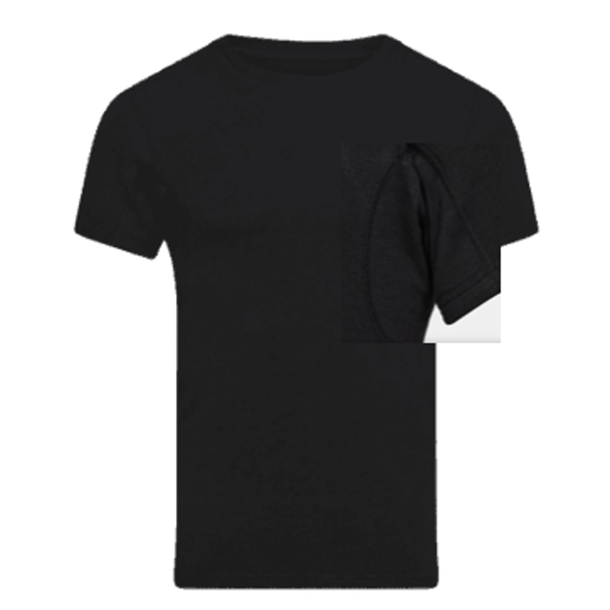 Jbs Undertrøje Med O-hals Bambus Sweat Proof Black_3x-large