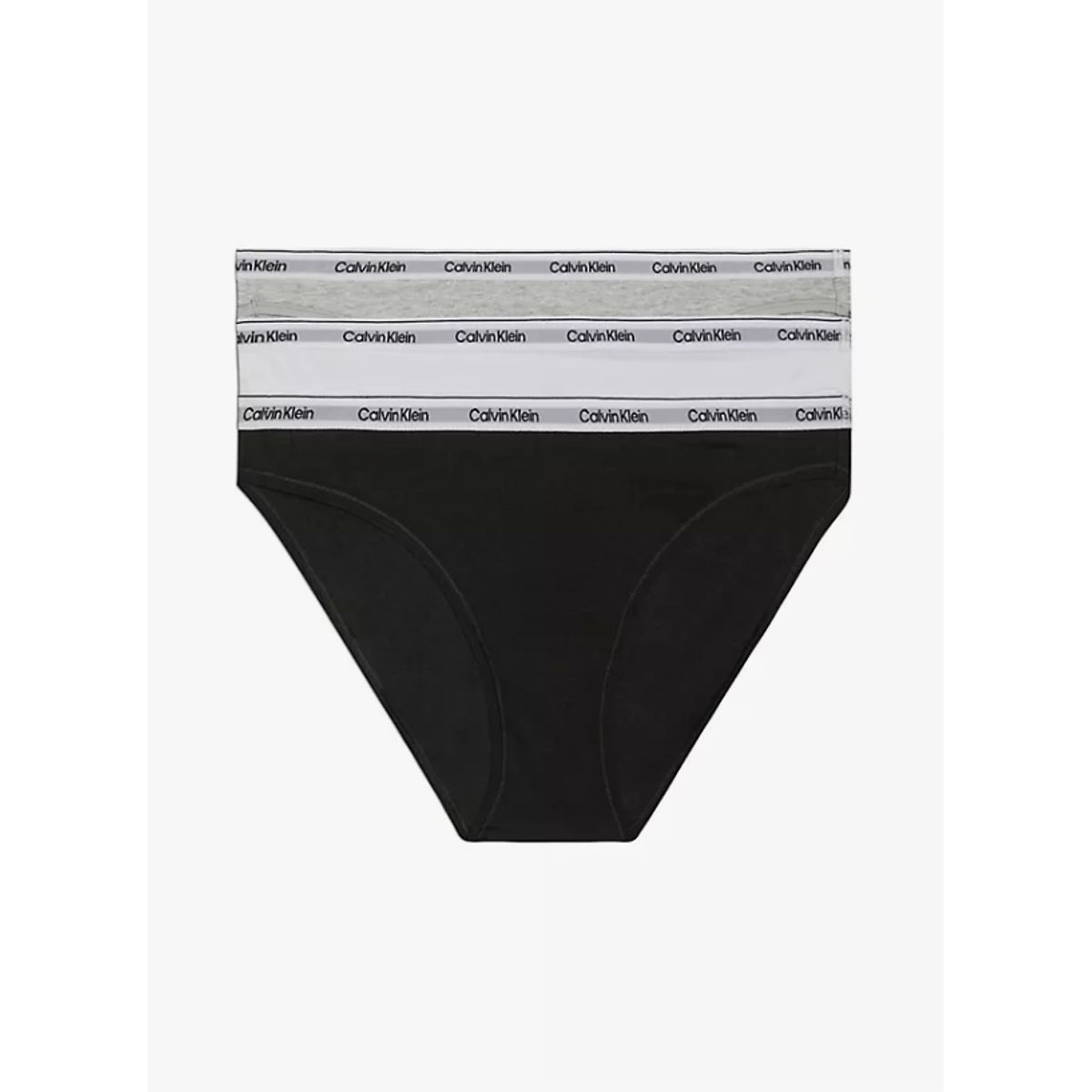 Calvin Klein Women 3-pack Bikini Qd5207e White/grey/black-medium