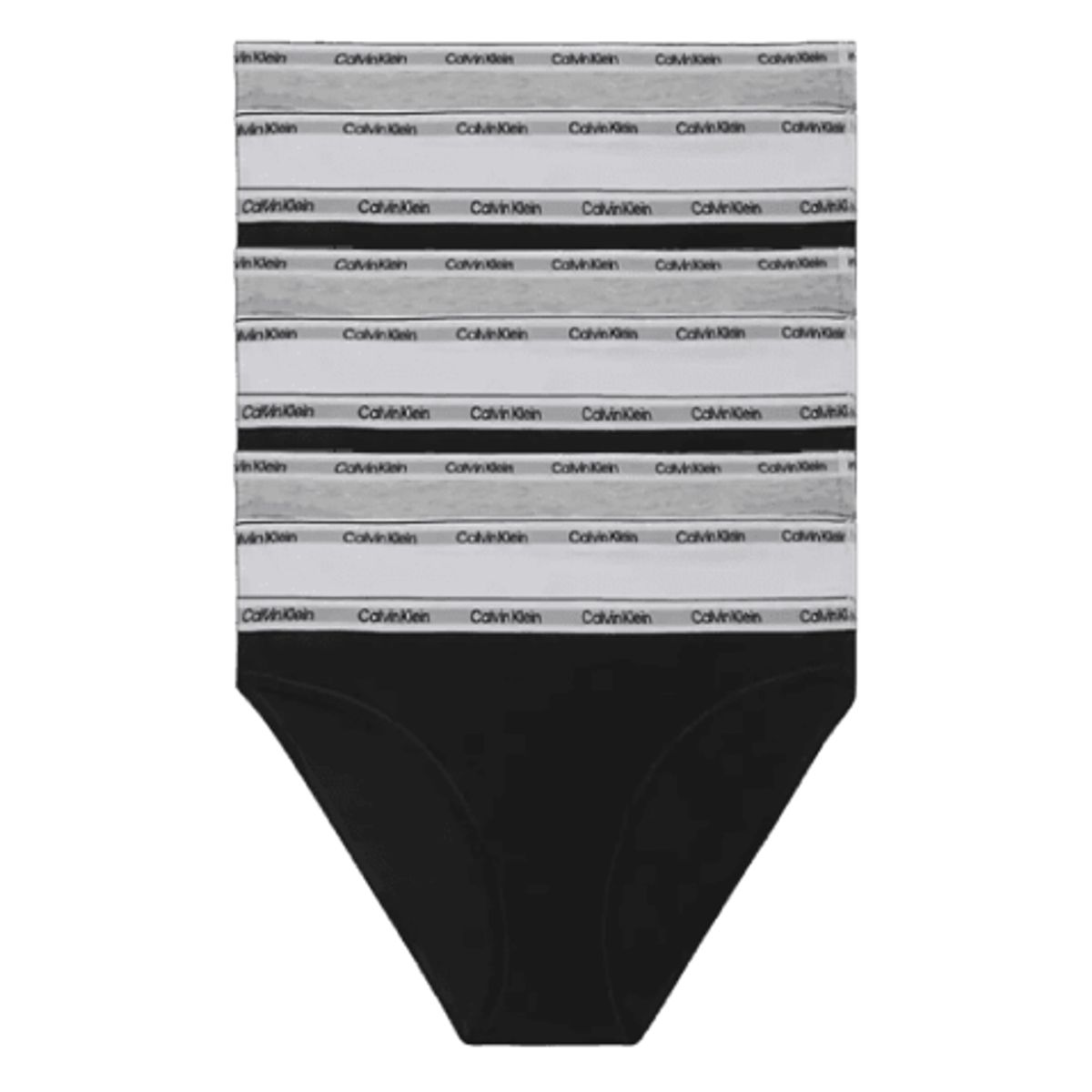 Calvin Klein Women 9-pack Bikini Qd5207e Black/white/grey-x-small