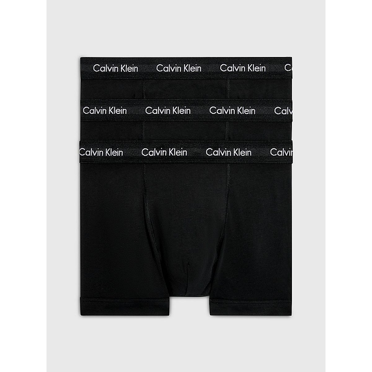 Calvin Klein Trunks 3-pak Black/black-small