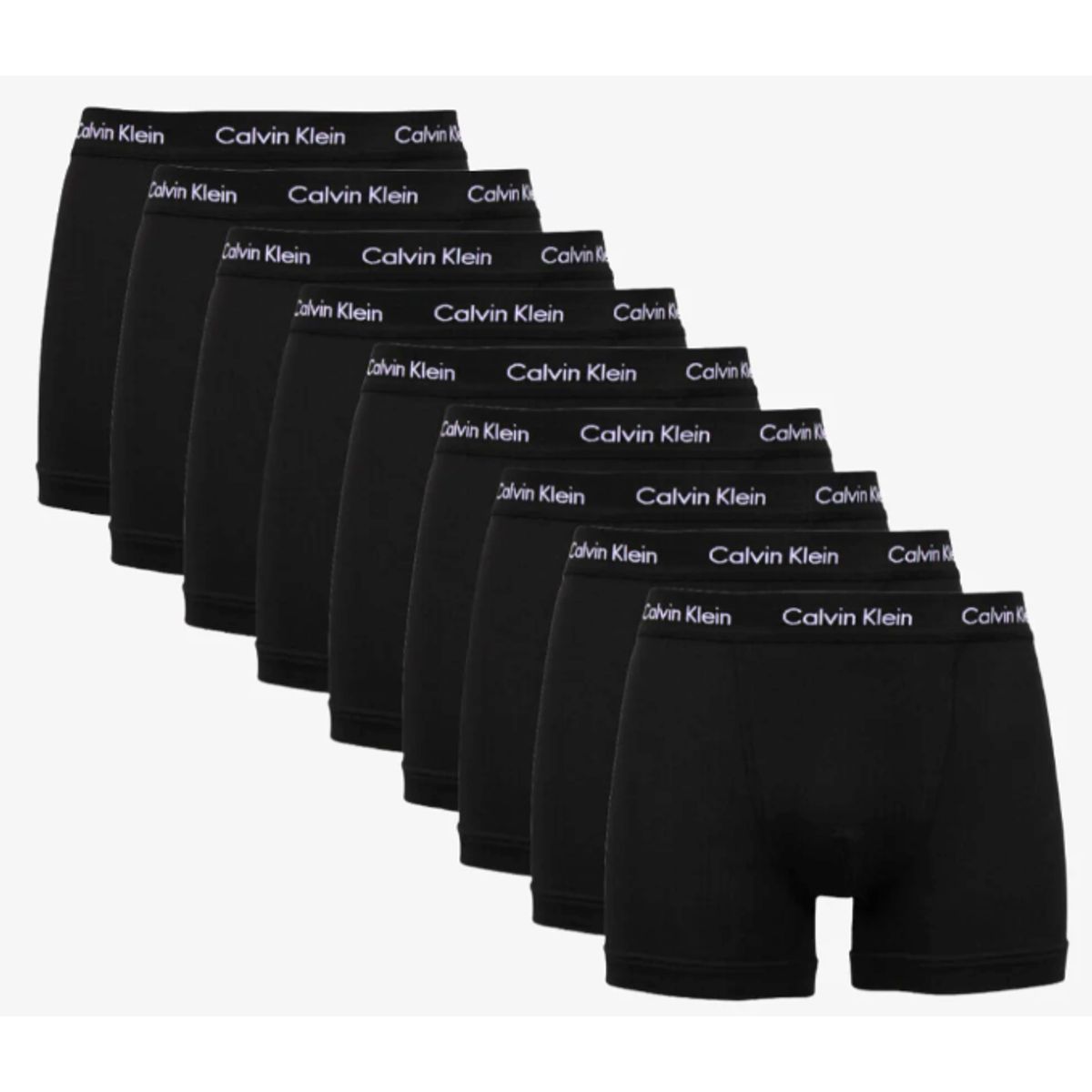 Calvin Klein Trunks 9-pak Black/black