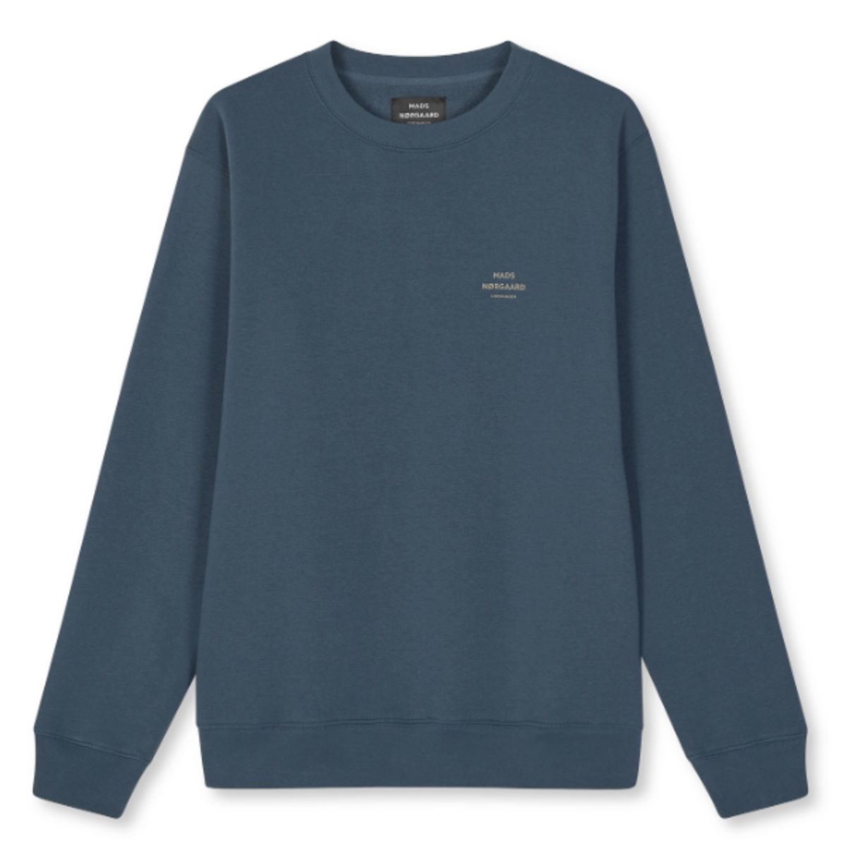 Mads Nørgaard Standard Crew Logo Sweat Midtnight Navy